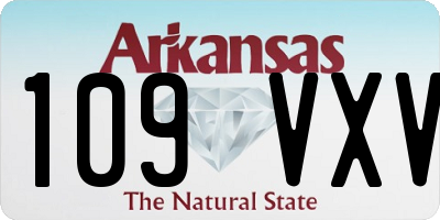 AR license plate 109VXV