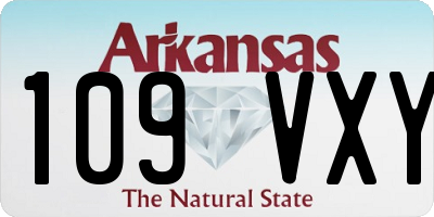 AR license plate 109VXY