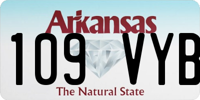 AR license plate 109VYB