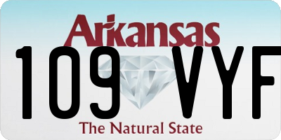 AR license plate 109VYF