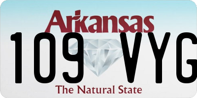 AR license plate 109VYG