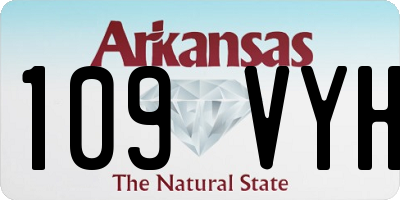 AR license plate 109VYH