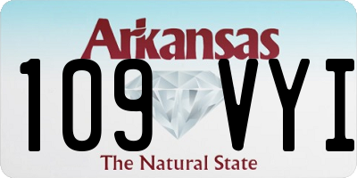 AR license plate 109VYI