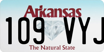 AR license plate 109VYJ