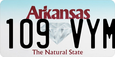 AR license plate 109VYM