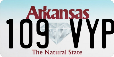 AR license plate 109VYP