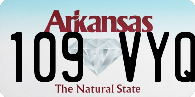 AR license plate 109VYQ