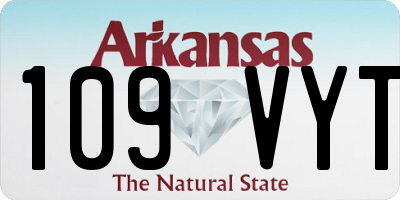 AR license plate 109VYT