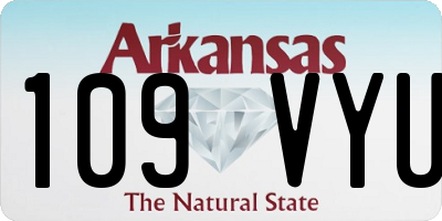 AR license plate 109VYU