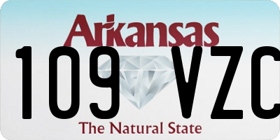 AR license plate 109VZC