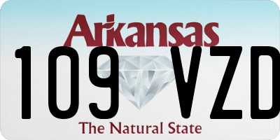AR license plate 109VZD