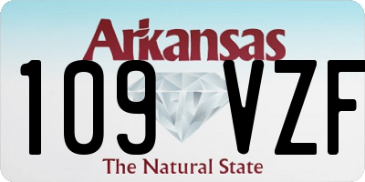AR license plate 109VZF
