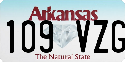 AR license plate 109VZG