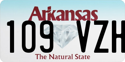 AR license plate 109VZH
