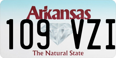 AR license plate 109VZI