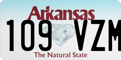 AR license plate 109VZM