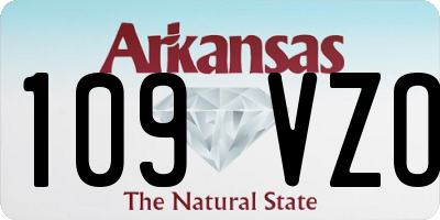 AR license plate 109VZO
