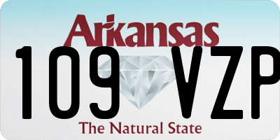 AR license plate 109VZP