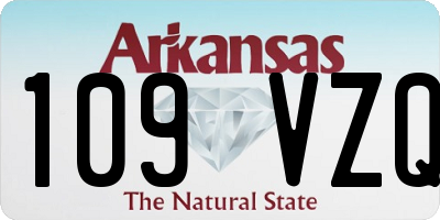 AR license plate 109VZQ