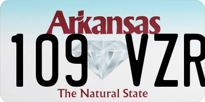 AR license plate 109VZR