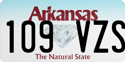 AR license plate 109VZS