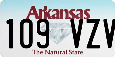 AR license plate 109VZV