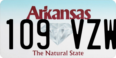 AR license plate 109VZW