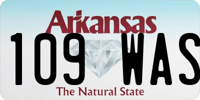 AR license plate 109WAS