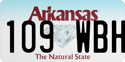 AR license plate 109WBH