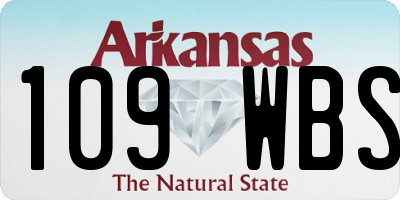 AR license plate 109WBS