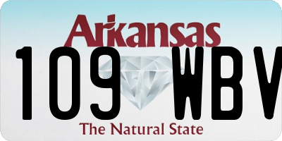 AR license plate 109WBV