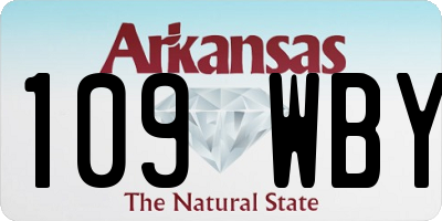 AR license plate 109WBY