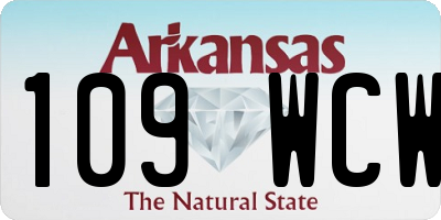 AR license plate 109WCW