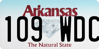 AR license plate 109WDC