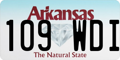 AR license plate 109WDI