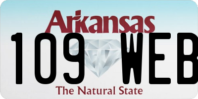 AR license plate 109WEB