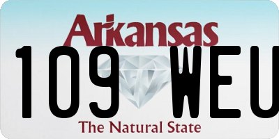 AR license plate 109WEU