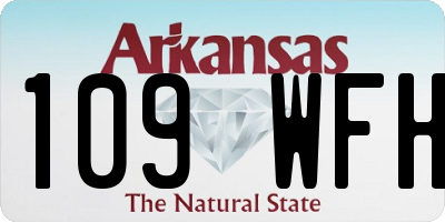 AR license plate 109WFH
