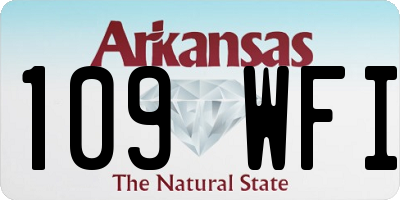 AR license plate 109WFI