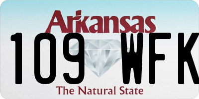 AR license plate 109WFK