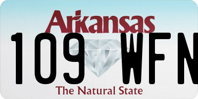 AR license plate 109WFN