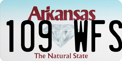 AR license plate 109WFS