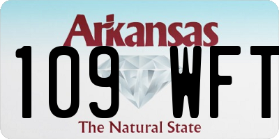 AR license plate 109WFT