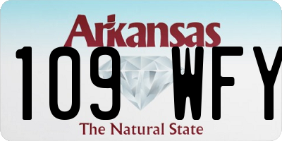 AR license plate 109WFY