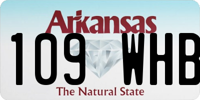 AR license plate 109WHB