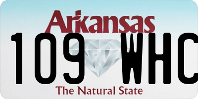 AR license plate 109WHC