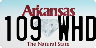 AR license plate 109WHD