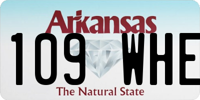 AR license plate 109WHE