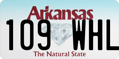 AR license plate 109WHL