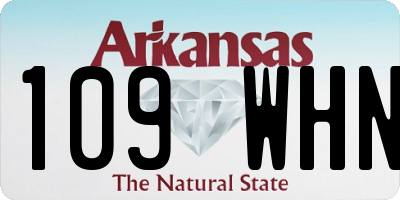 AR license plate 109WHN